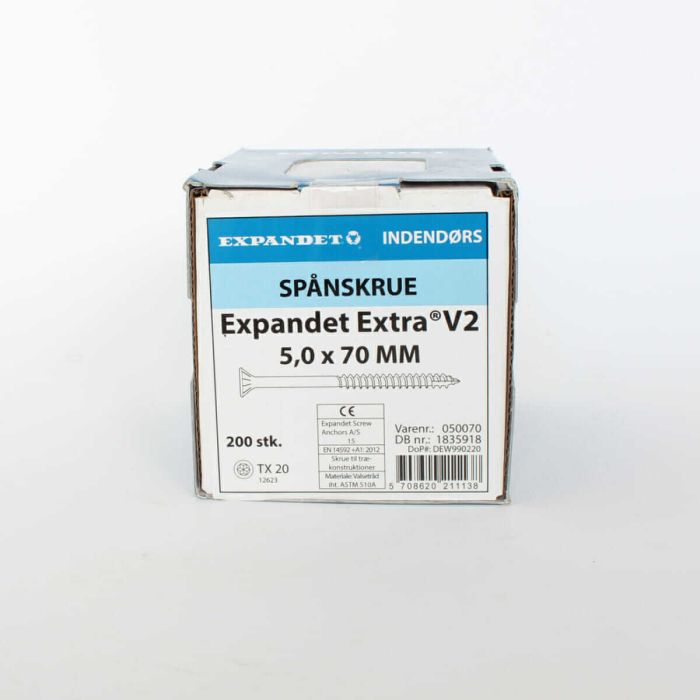 Cinkuoti Expandet medsraigčiai 5x70 mm 200 vnt. - Image 3