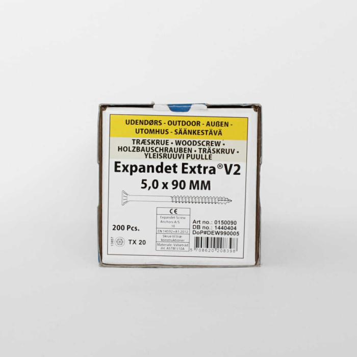 Medsraigčiai laukui Expandet EXTRA V2 5×90 mm 200 vnt. - Image 3