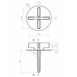Plytelių laikiklis smėliui, žolei ar žvyrui - Image 3