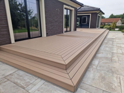 Trex Transcend Lineage WPC terasinė lenta Carmel 24x140x3650 medžio imitacija - Image 9