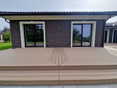 Trex Transcend Lineage WPC terasinė lenta Carmel 24x140x3650 medžio imitacija - Image 8