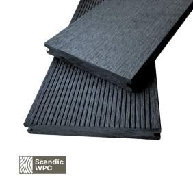 Scandic WPC SOLID rifliuota lenta Anthracite 20x140mm
