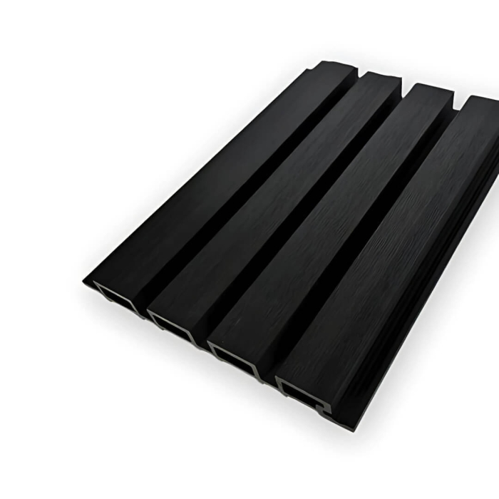 Scandic Fortewood plastiko-medžio kompozito terasinė lenta Charcoal spalvos