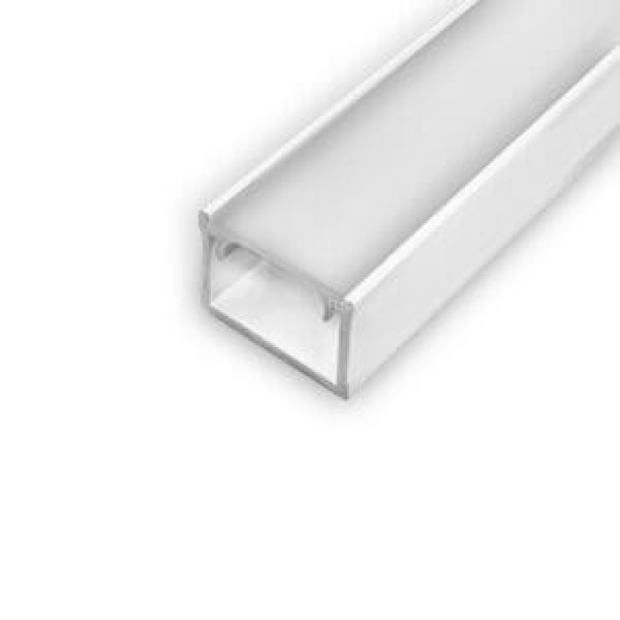 Profilis LED apšvietimui baltos spalvos