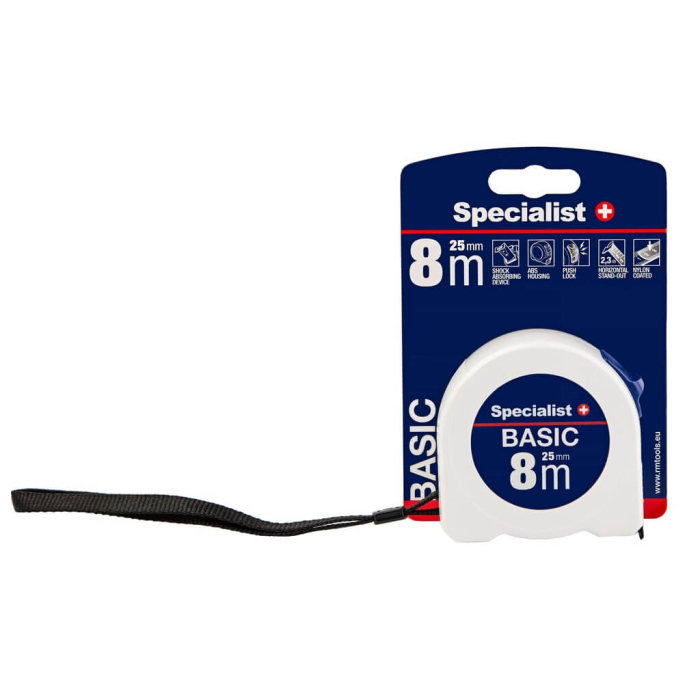SPECIALIST+ BASIC ruletė 8mx25mm