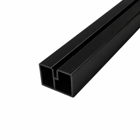 Specialus juodas aliuminio profilis terasai 35x24x4000