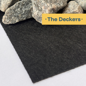 juoda geotekstilė 200 g/m² the deckers