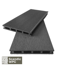Scandic WPC Hollow2 Anthracite _tamsiai pilka terasinė lenta